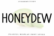 Honeydew, a Sans Serif Font by FreshTypeINK (Thumbnail 1 of 8)