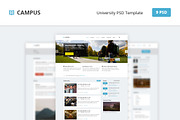 Campus - University PSD Template, a Websites & App Template by bestwebsoft (Thumbnail 1 of 5)
