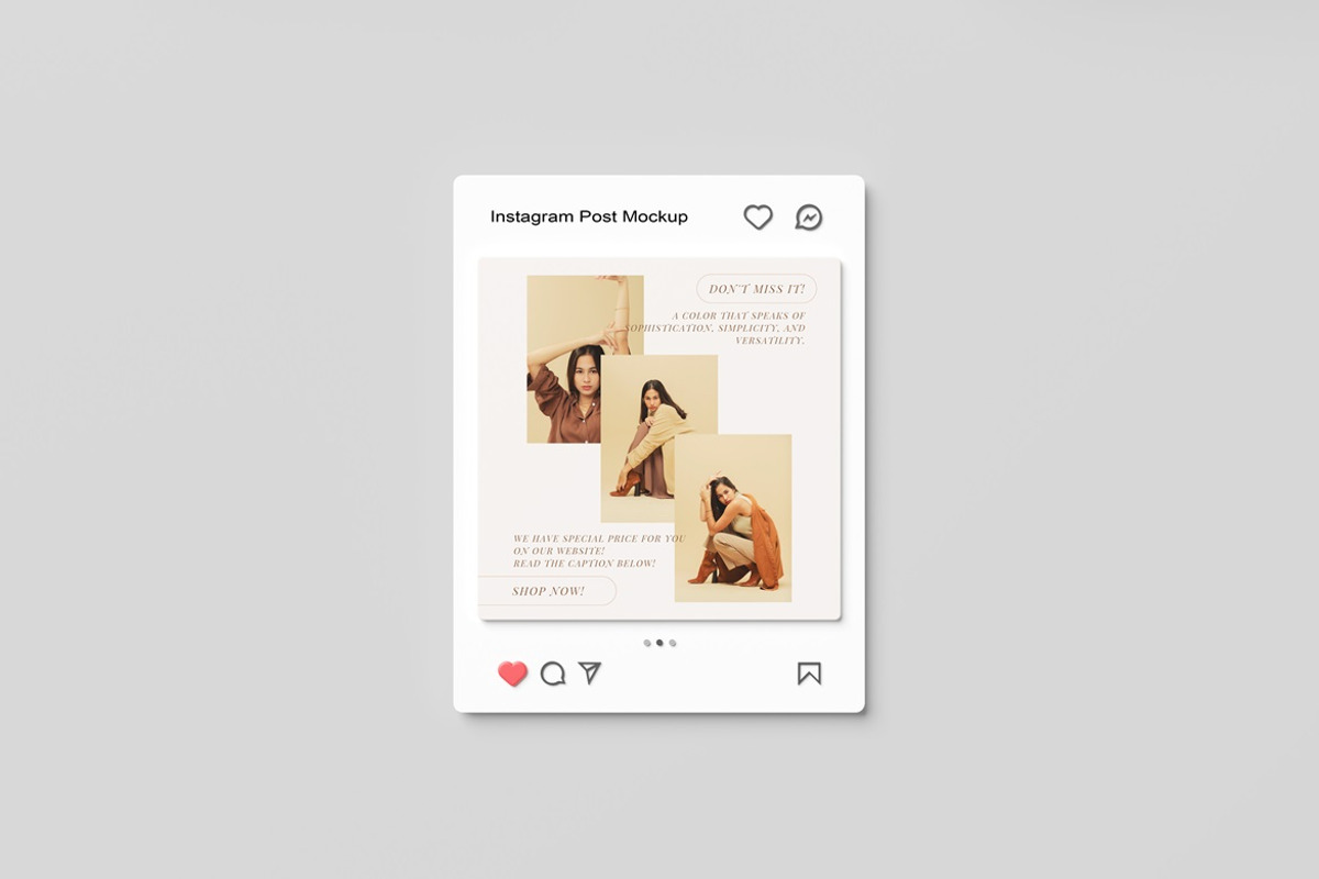 Instagram Post Mockup, an iPhone Mockup by Cutna Studio (Photo 2 of 8)