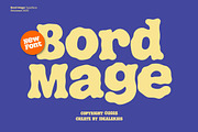 Bord Mage - Display Font, a Serif Font by Ideal Eksis (Thumbnail 1 of 9)
