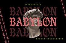 Babylon | Modern Blackletter