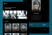 Dark Design Website PSD, Sketch, XD, a Landing Page Template by TIB Digital (Thumbnail 3 of 6)