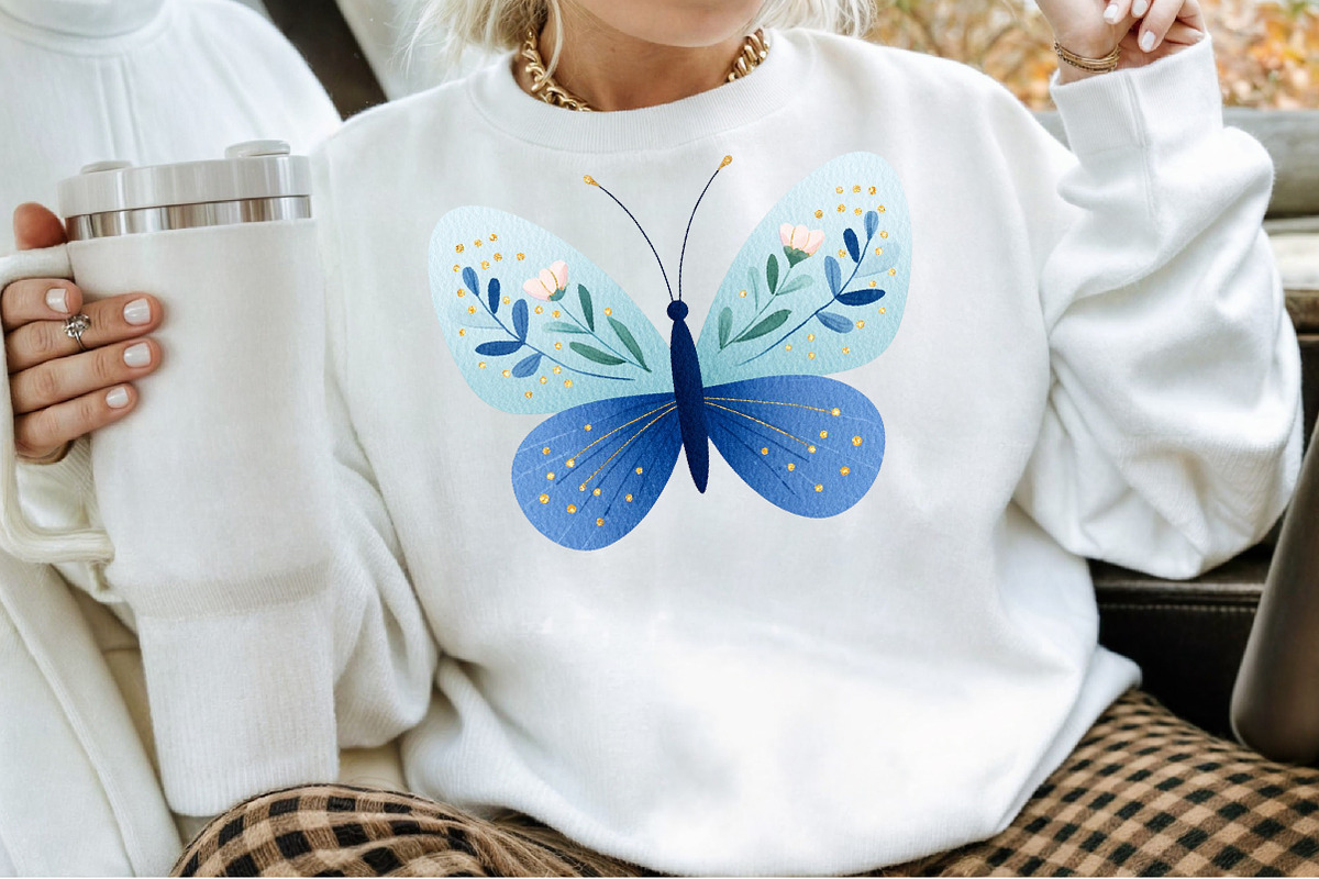 Spring Butterflies Watercolor Clipar, an Illustration by Sublimation Artist (Photo 4 of 6)