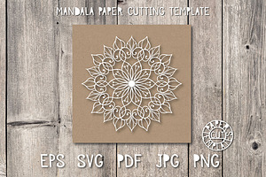 Mandala Pattern For Cutting.