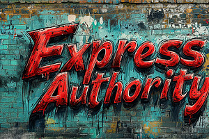 Express Authority Concept In Vibrant Graffiti Street Art Style