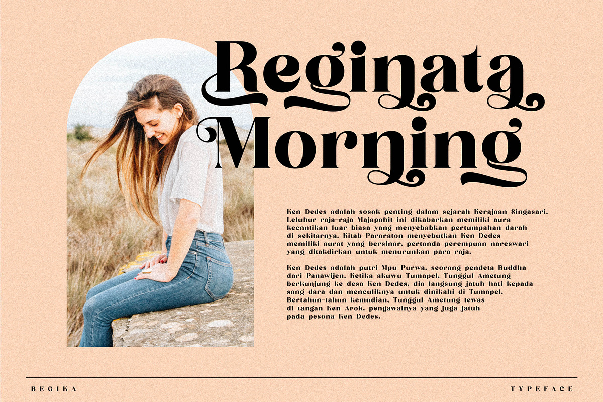 Begika Modern and Classy Serif Font, a Script Font by Storytype Studio (Photo 4 of 11)