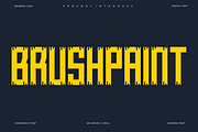 Jenoruec - Brush & Paint Font, a Sans Serif Font by QR Design Studio (Thumbnail 5 of 6)