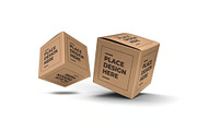 Square Box Packaging Mockup Template, a Packaging Mockup by DesignRushMarket (Thumbnail 5 of 11)
