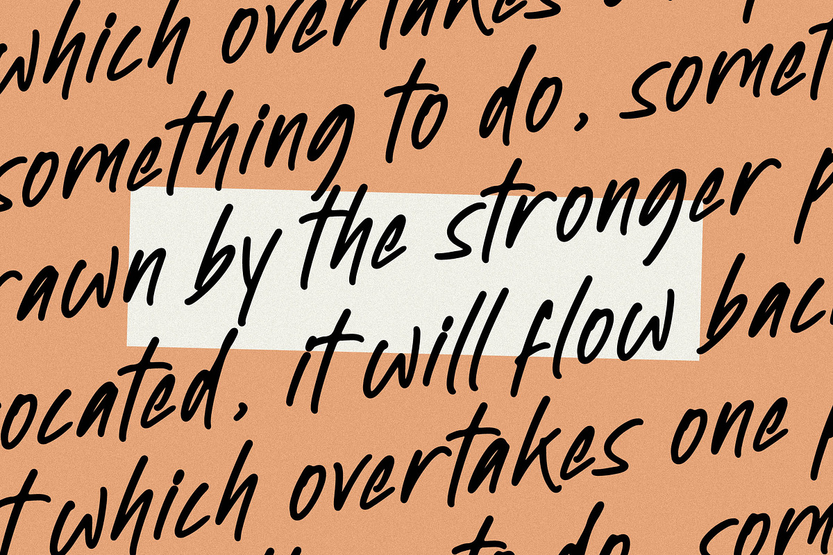 Newtonick Chodes Display Handbrush, a Script Font by Letterena Studios Script (Photo 4 of 15)