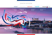 Slovakia flag ribbon vector, a Templates & Theme by Simbos (Thumbnail 8 of 9)