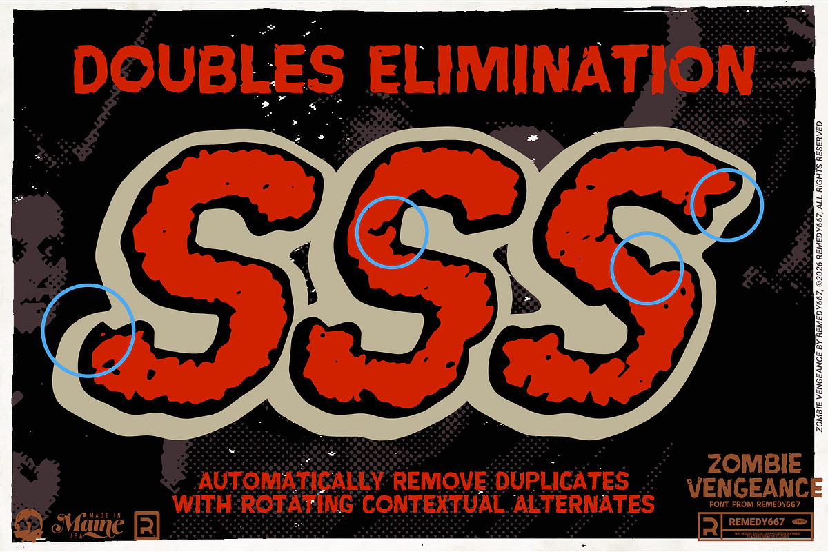 Zombie Vengeance, a Sans Serif Font by Remedy667 (Photo 6 of 11)