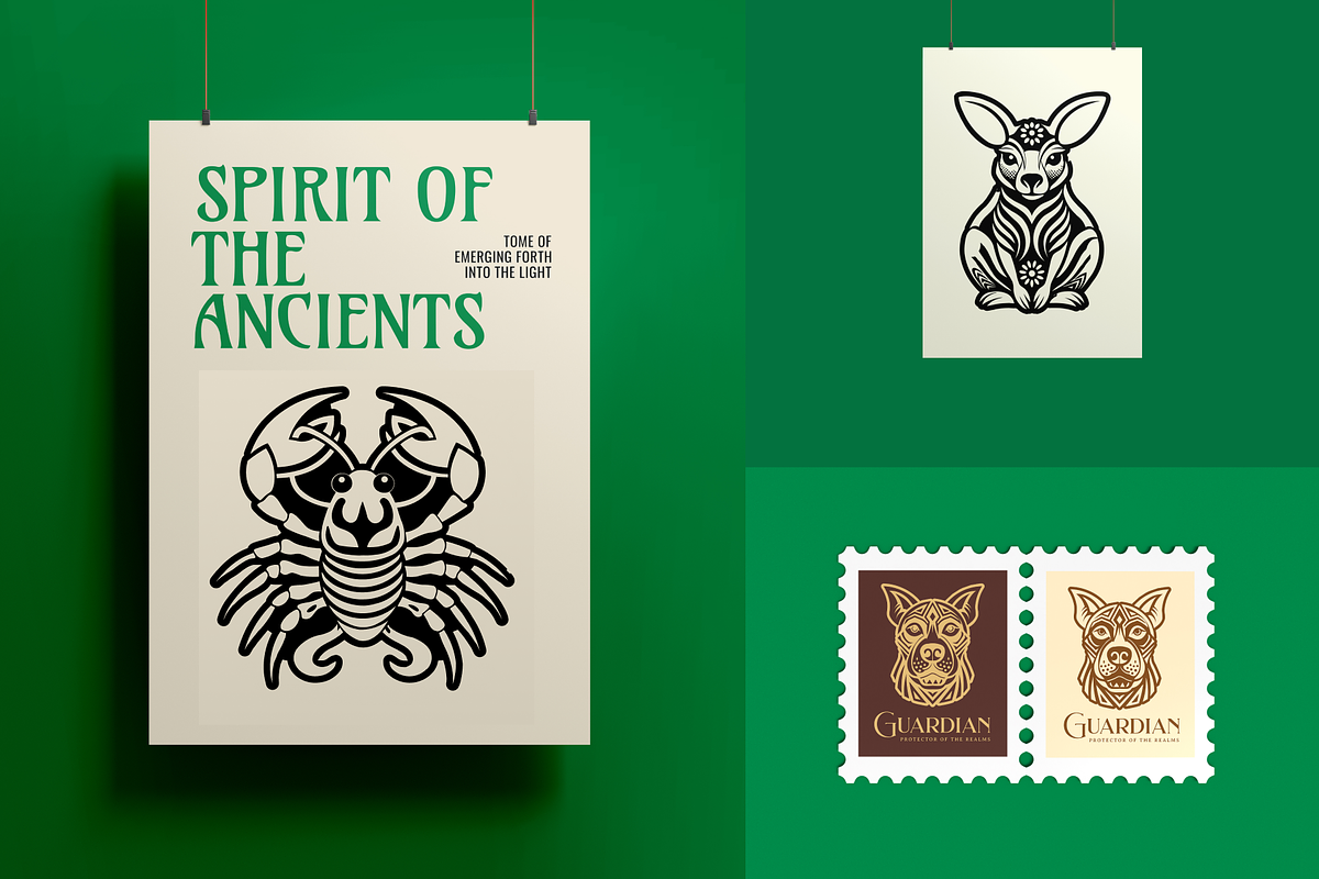 Animals and Birds Glyph Icon Set, a Solid Icon by Creative Stall (Photo 3 of 8)