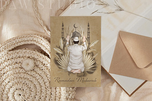 Ramadan Card Sublimation Wall Art