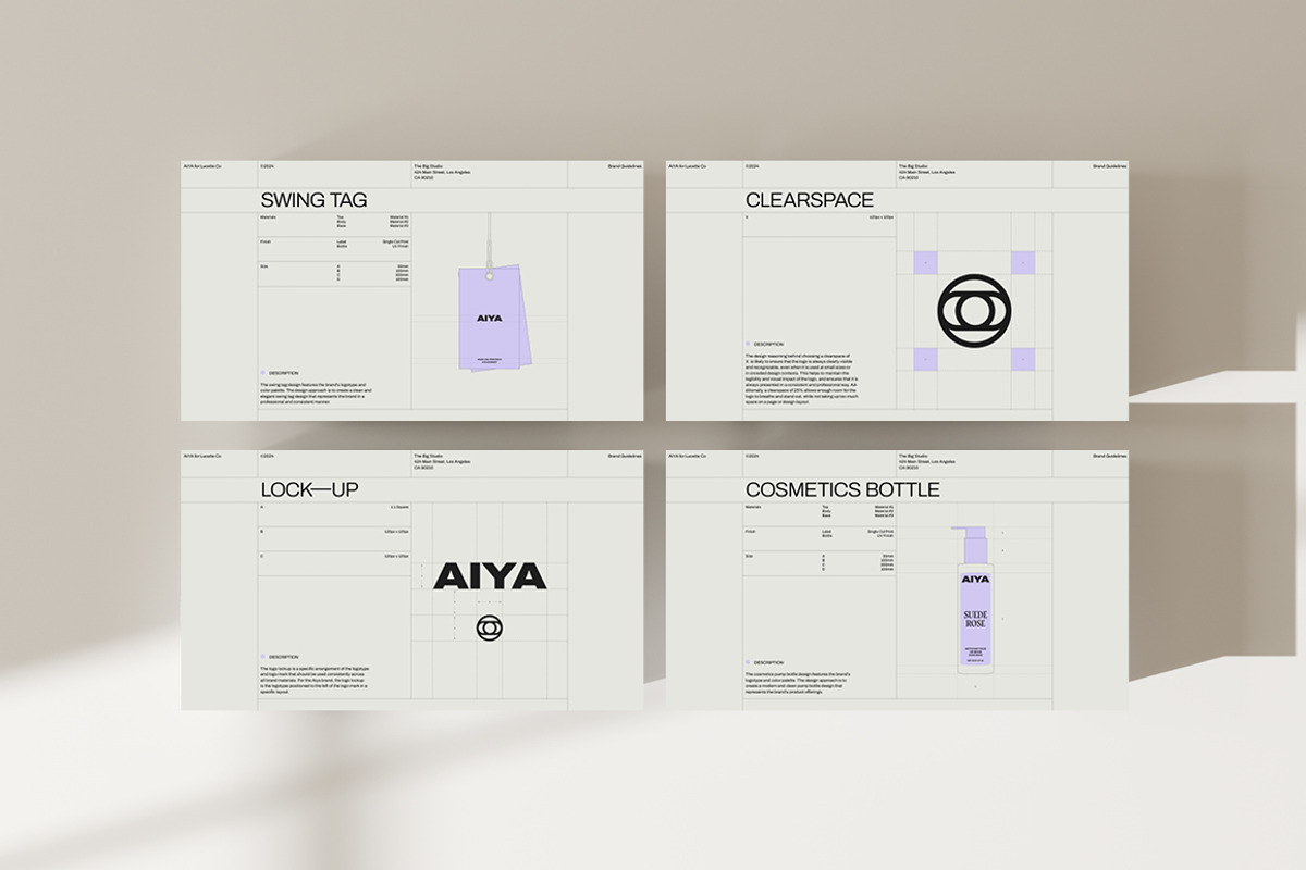 AIYA | Brand Guidelines, a Presentation Template by Studio Standard (Photo 11 of 12)