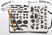 $10 Off Vector Watercolor Kit, a Texture Graphic by a Blond Moment (Thumbnail 4 of 6)