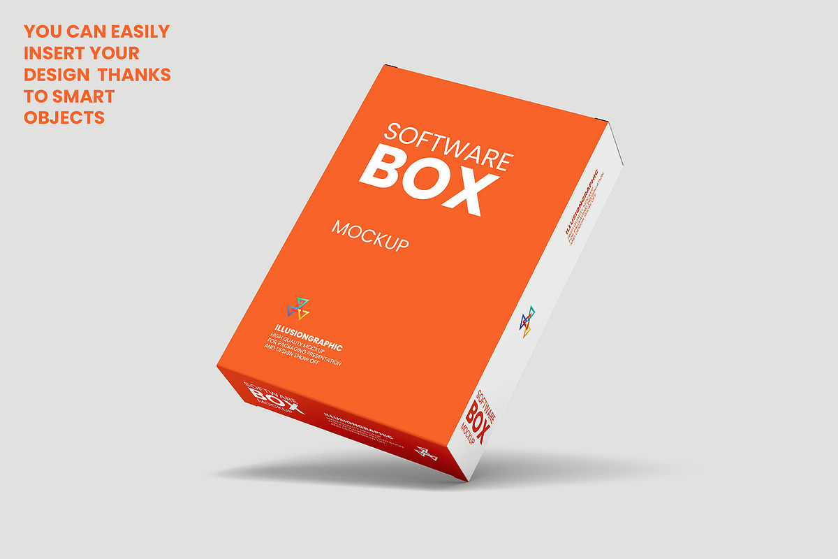 Software Box Mockup v.3 - 11 Views, a Packaging Mockup by Illusiongraphic (Photo 5 of 23)