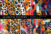 10 Abstract Animal Seamless Patterns, a Pattern Graphic by Inknfolly (Thumbnail 1 of 7)