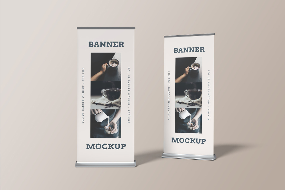 Rollup Banner Mockup, an Advertising Mockup by graphicsecond (Photo 4 of 9)