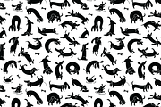 Dachshund Dash Pattern And Icons, a Pattern Graphic by Iconka (Thumbnail 4 of 9)