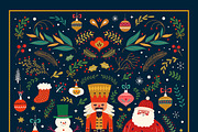 BEST CHRISTMAS BUNDLE 16 PRODUCTS, an Animal Illustration by MoleskoStudio (Thumbnail 3 of 56)