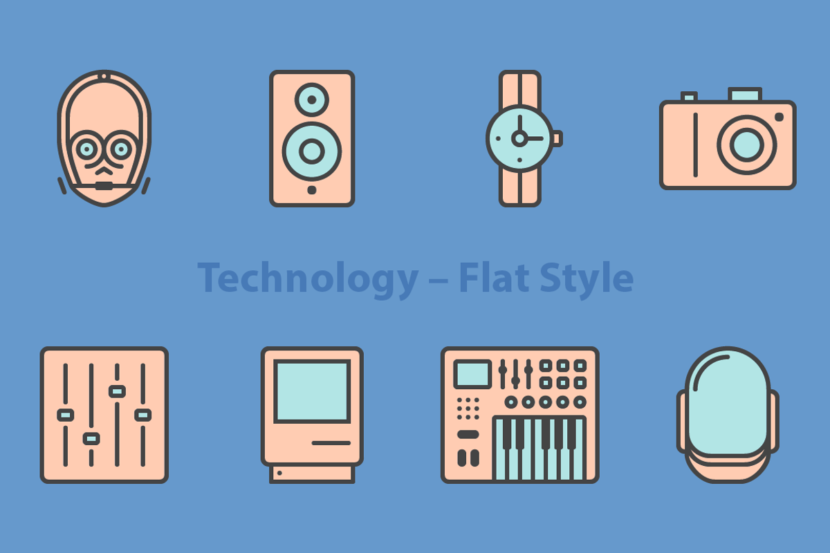 Pictográfica 16 Free Icons, an Outline Icon by RNS Fonts (Photo 2 of 5)