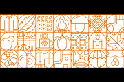 Autumn fall season pattern, a Seasonal Illustration by Buch&Bee (Thumbnail 1 of 3)