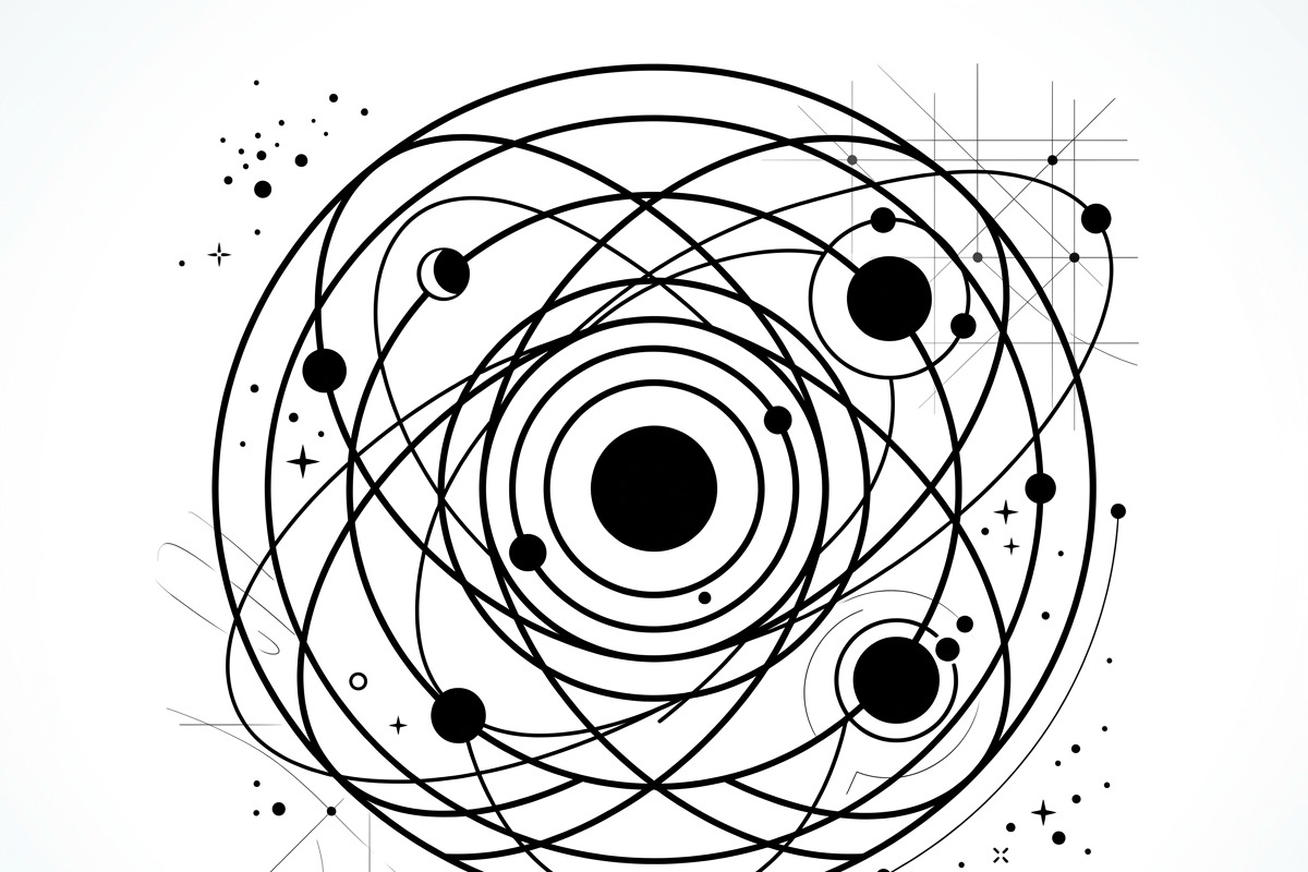 60 Planet Orbit Abstract Silhouette, an Empty State Illustration by Amazin_art (Photo 26 of 35)