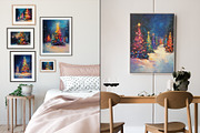 Christmas Tree Night Illustration, a Decorative Illustration by Housui Patterns (Thumbnail 9 of 9)