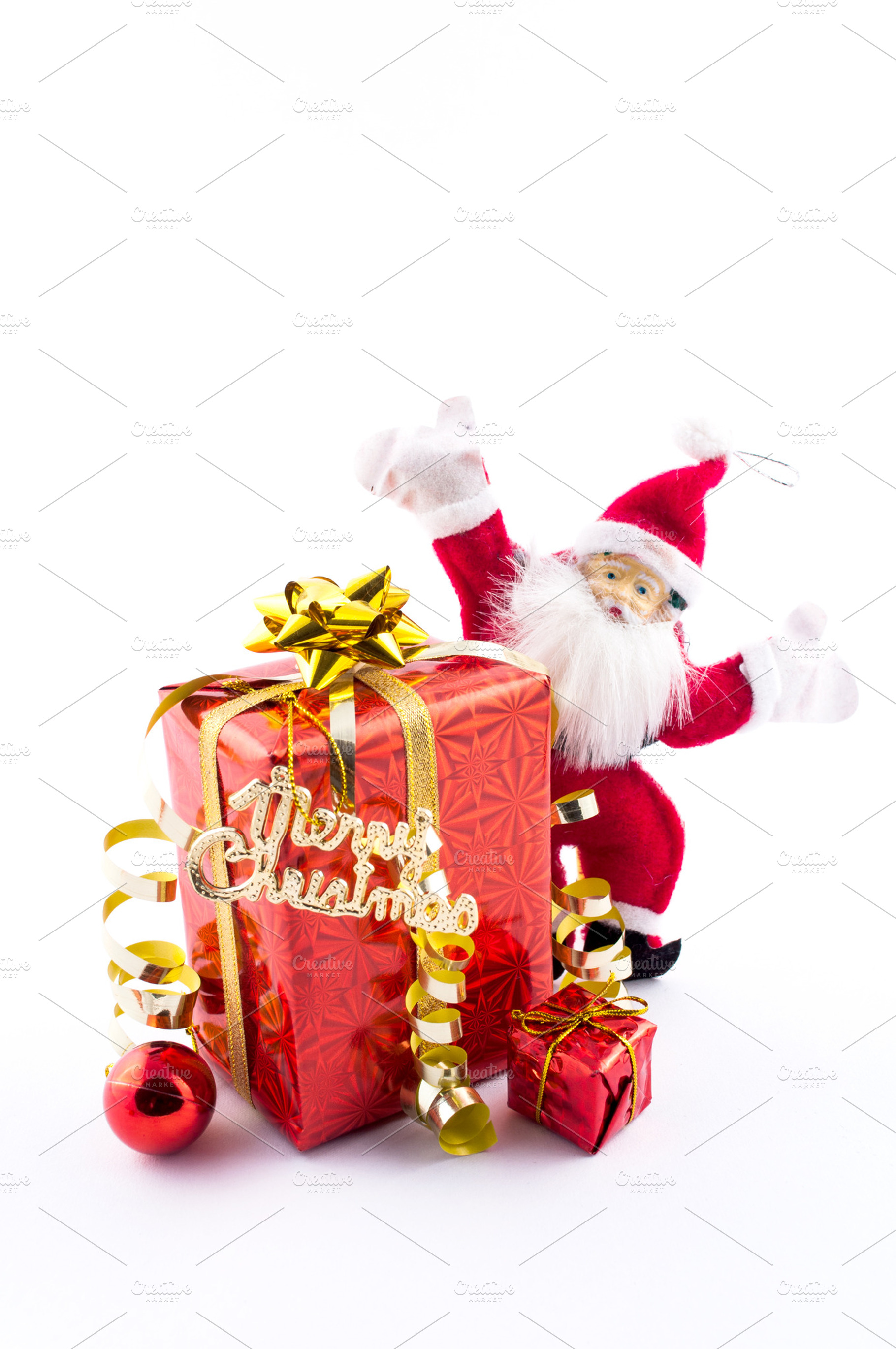 santa claus and gifts