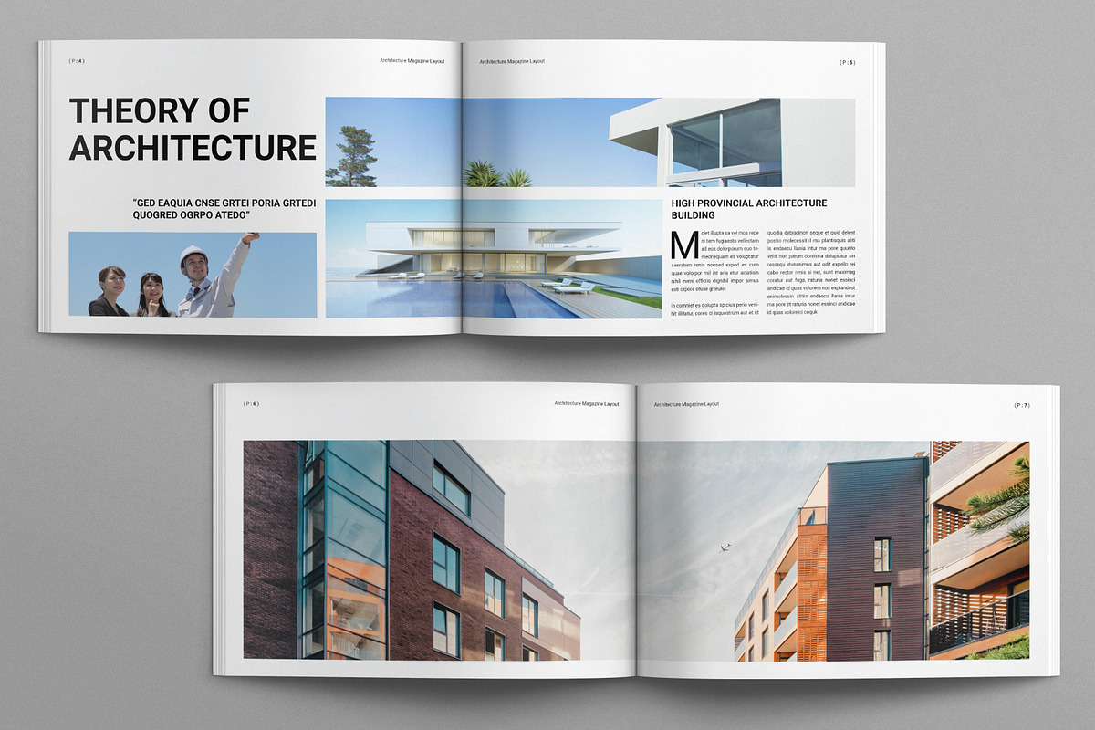 Architecture Magazine Landscape, a Magazine Template by E-Type (Photo 3 of 7)