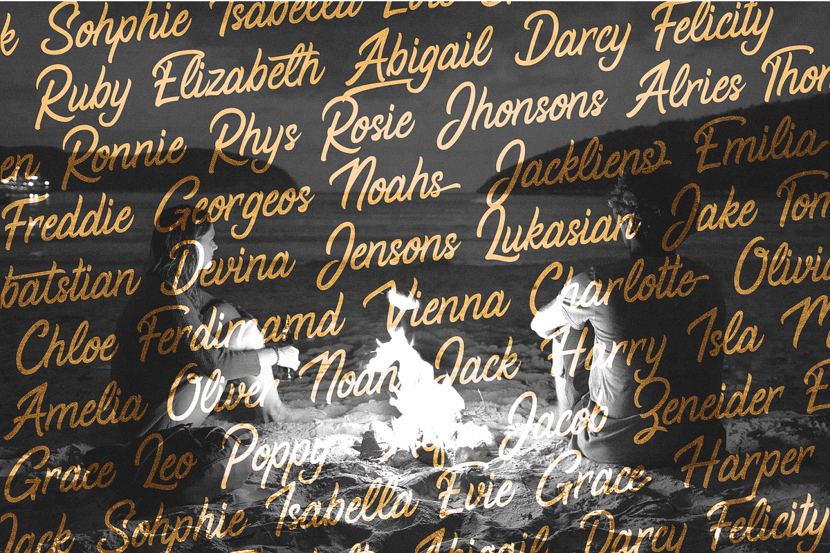 Restaconme Modern Script Font, a Script Font by Endeavour Studio™ (Photo 12 of 12)