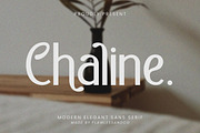 Chaline - Modern Elegant Sans Serif, a Sans Serif Font by Flawless And Co (Thumbnail 1 of 10)