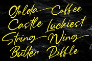 Sigagag Signature Display Font, a Script Font by Maulana Creative (Thumbnail 3 of 7)