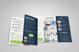 Portfolio Trifold Brochure Design V2