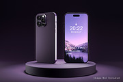 iPhone 14 pro, an iPhone Mockup by Zero_std (Thumbnail 4 of 8)