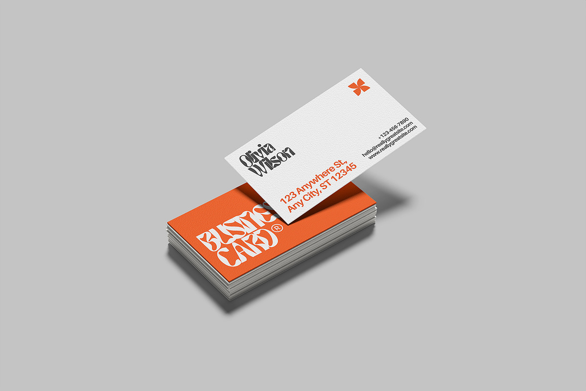 Minimalist Business Card Mockup Set, a Product Mockup by Graphiculon (Photo 6 of 11)