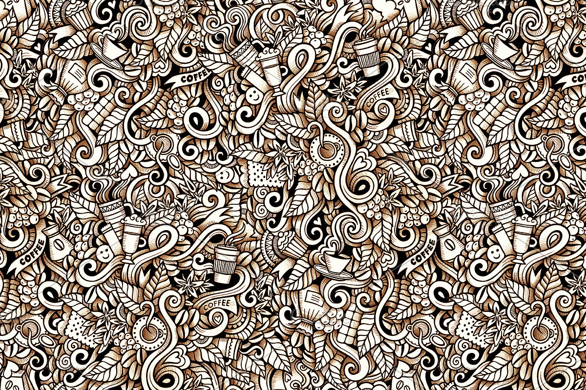 Coffee Graphics Patterns, a Pattern Graphic by BALABOLKA (Photo 3 of 6)