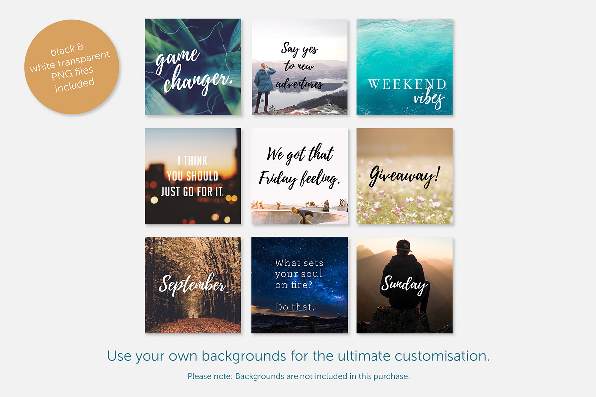 Instagram Quotes Bundle, a Social Media Template by Bold Leap Creative (Photo 3 of 4)