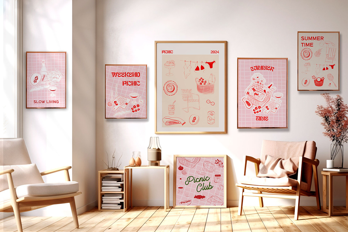 Poster Gallery Bundle, a Decorative Illustration by Mio Buono (Photo 39 of 82)