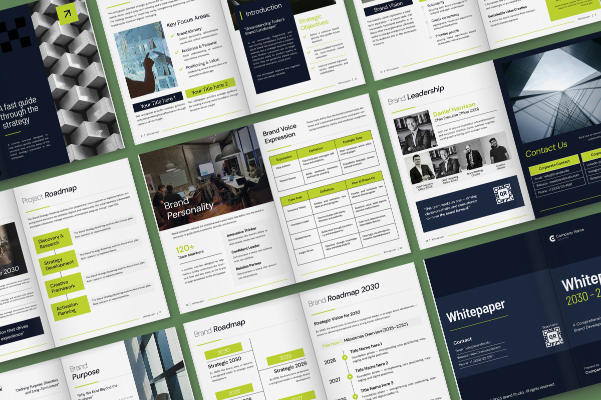 Brand Strategy Whitepaper, a Brochure Template by twinstd (Photo 4 of 6)