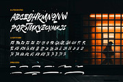 Gangsta Destroyer - Brush Font, a Font by Arterfak Project (Thumbnail 14 of 14)