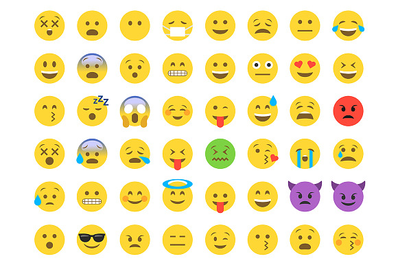 Emoticon Emoji Set