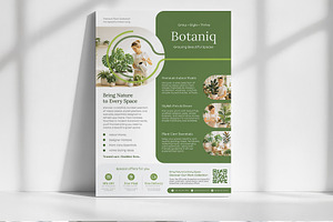 Modern Plant Shop Poster Template, a Poster Template by WheelieMonkey