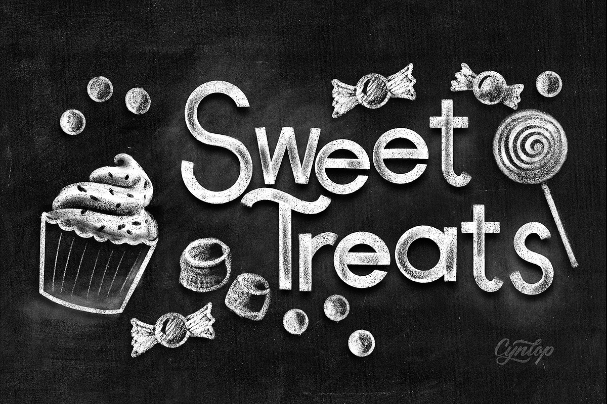 Chalky Brush Set for Procreate, a Brush Add-On by Cynlop Ink (Photo 6 of 9)