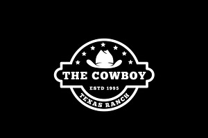 Minimalist Cowboy Hat Logo, a Branding & Logo Template by AlvinStd