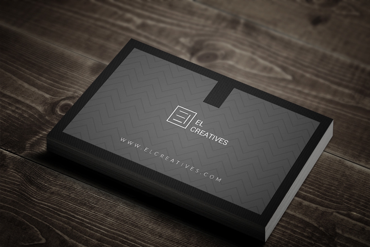 Dark Corporate Business Card, a Business Card Template by bouncy (Photo 4 of 4)