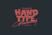 Brandenly Dual font, a Script Font by INKSUN™ (Thumbnail 1 of 4)