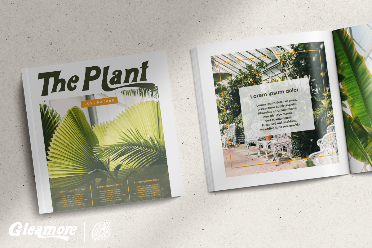 Gleamore Display Font, a Sans Serif Font by Glyphstyle (Photo 6 of 11)