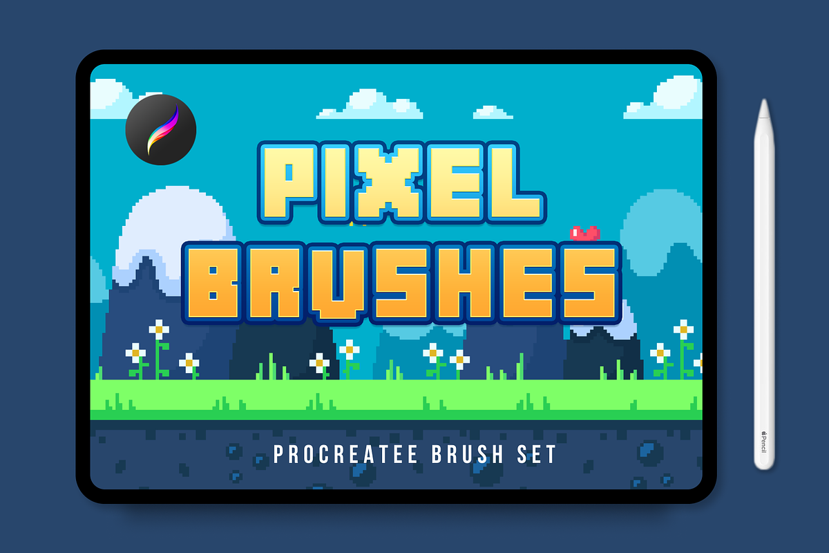 PIXA: Procreate Pixel Brushes, a Brush Add-On by Delightful Design (Photo 1 of 6)