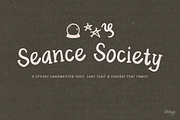Seance Society — A Spooky Trio, a Handwritten Font by Mix Fonts (Thumbnail 1 of 9)